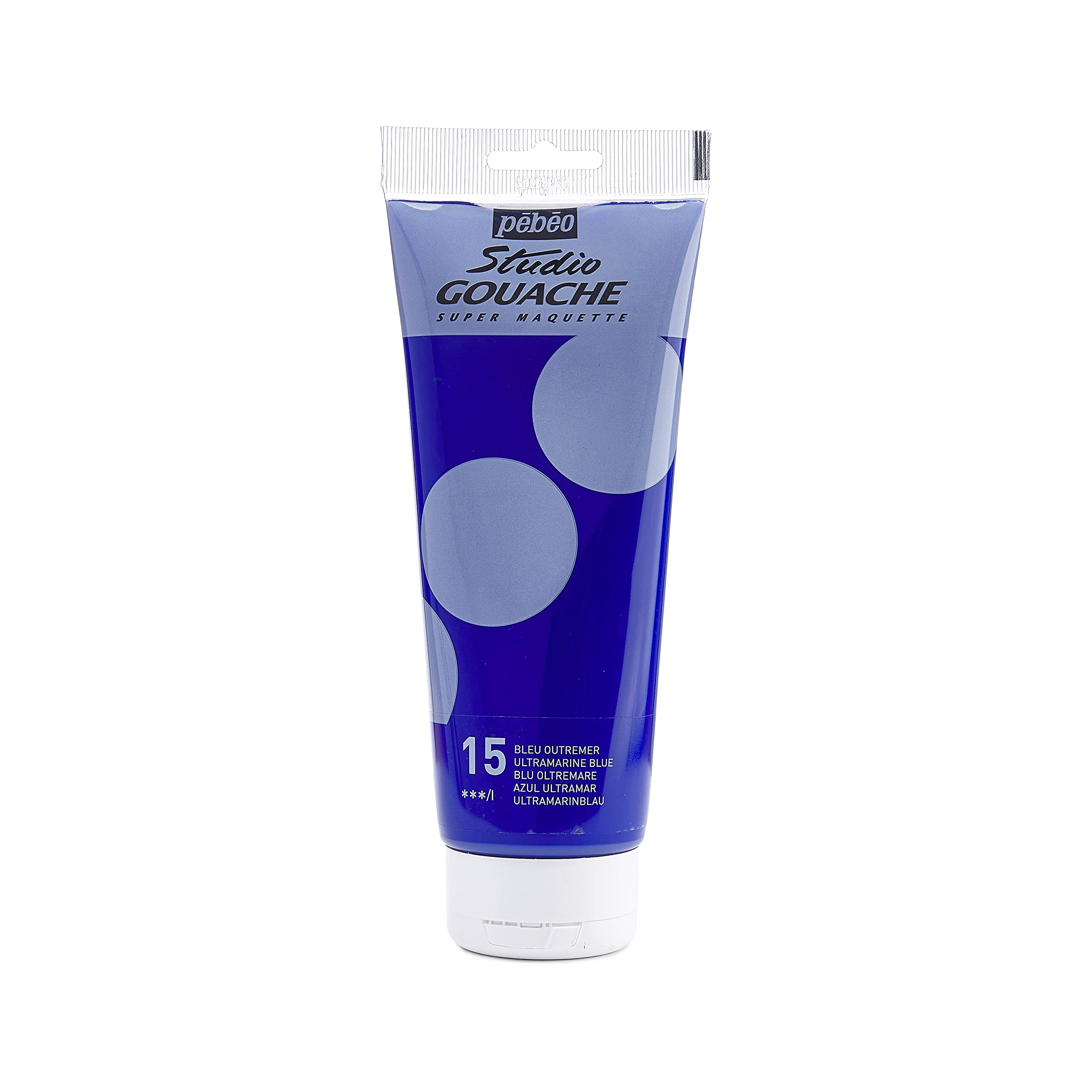 Pebeo 270-015 220 ml Studio Gouache, Ultramarine Blue