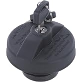 MotoRad Regular Locking Fuel Cap with 2 Keys, Black | Replaces GT364 12495845 12497880 15070013 15070014 15763228 15827835 1711A015 1711A016 20804101 20968135 22944177 22997859.