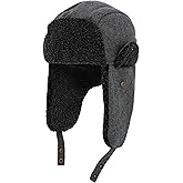 Wool Blend Aviator Trapper hat Trooper Ear Flaps Ushanka Eskimo Russian Warm Winter Cold…