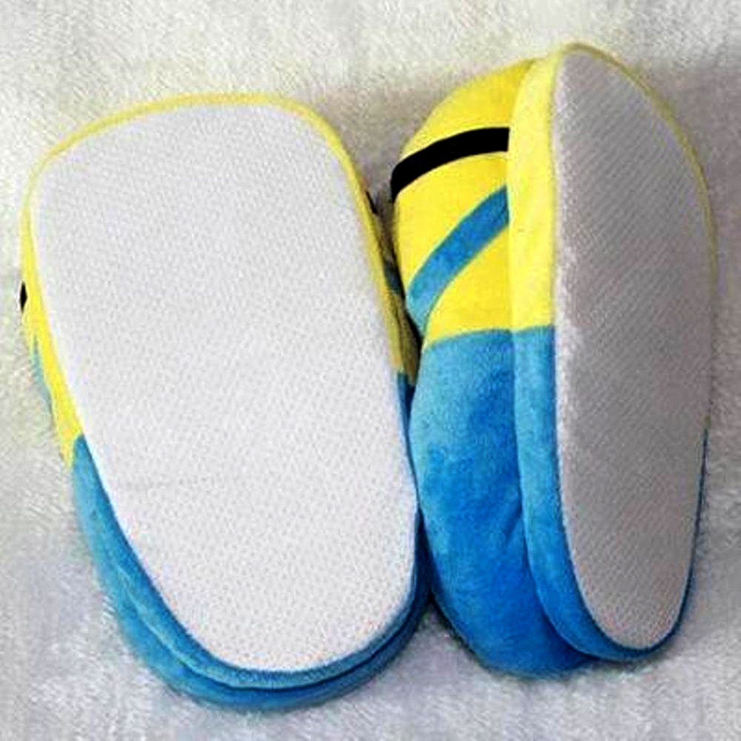 carry trip unisex minion despicable me blue cotton slippers