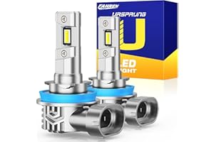 FAHREN 2026 H11 H9 H8 LED Headlight Bulbs, 1000% Super Brightness H11 LED Bulbs, 1:1 Mini Size Plug and Play, 6500K Cool Whit