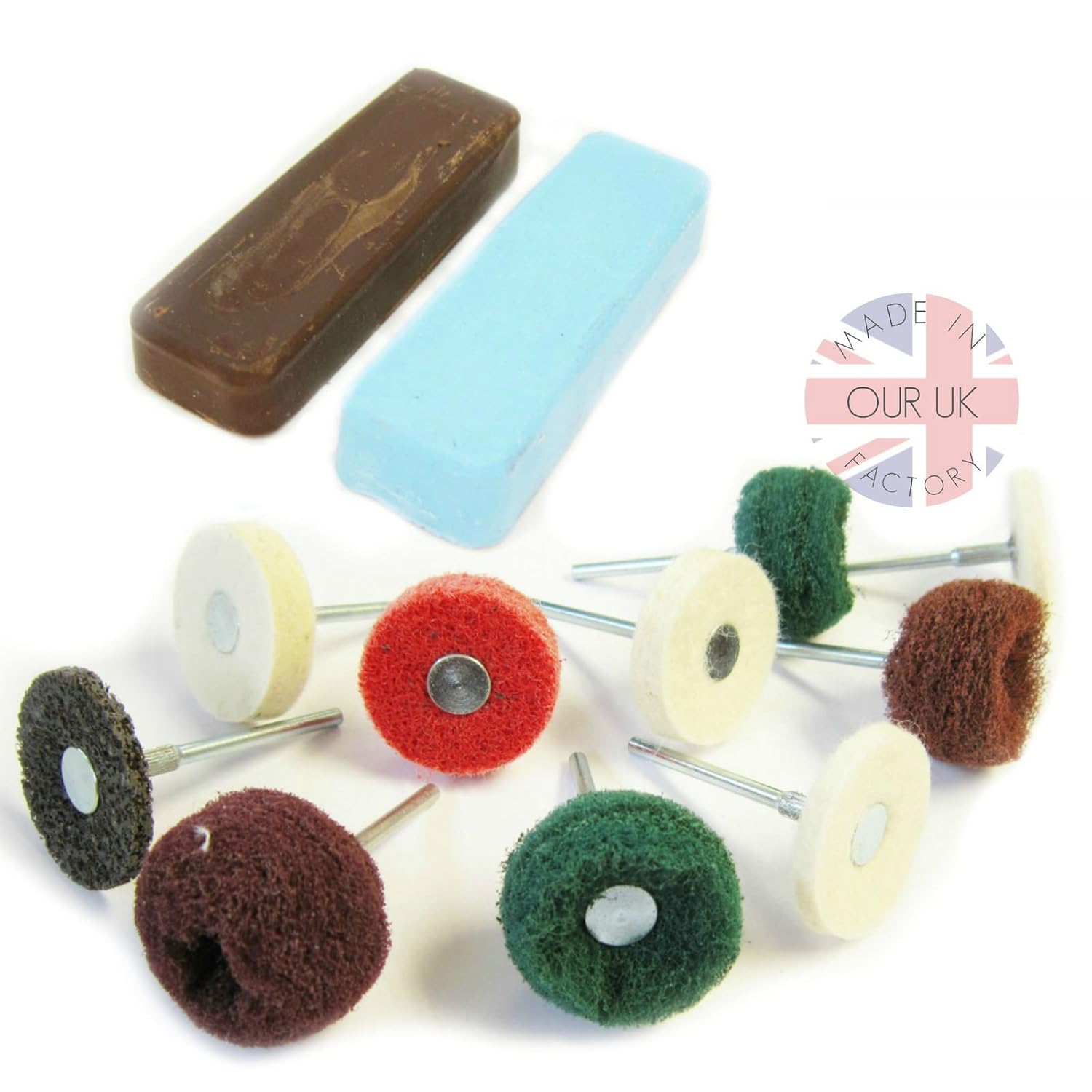 Aluminium Polishing Kit 6 for SCRATCH and RUST removal leaving a MATT