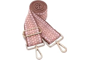 GINJKGO Purse Straps Replacement Crossbody - Adjustable Bag Strap for Purses, Wide Shoulder Strap for Women Guitar Purses