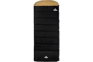 TETON Sports Deer Hunter Sleeping Bag, Warm and Comfortable Camping Sleeping Bag, Teton Tough Canvas Shell for Camping, Hunting, and Cold Weather