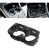 x xotic tech Interior Center Console Black Dual Water Cup Holder Tray Drinking Bottle Insert Replacement, Compatible with Mercedes Benz W205 C-Class, X253 GLC-Class, W213 E-Class, W463A G-Class