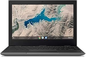 Lenovo 100e 2nd Gen 11.6" Rugged & Spill Resistant Laptop HD Chromebook Laptop, MT8173 CPU, 4GB LPDDR3 RAM, 32GB eMMC TLC SSD