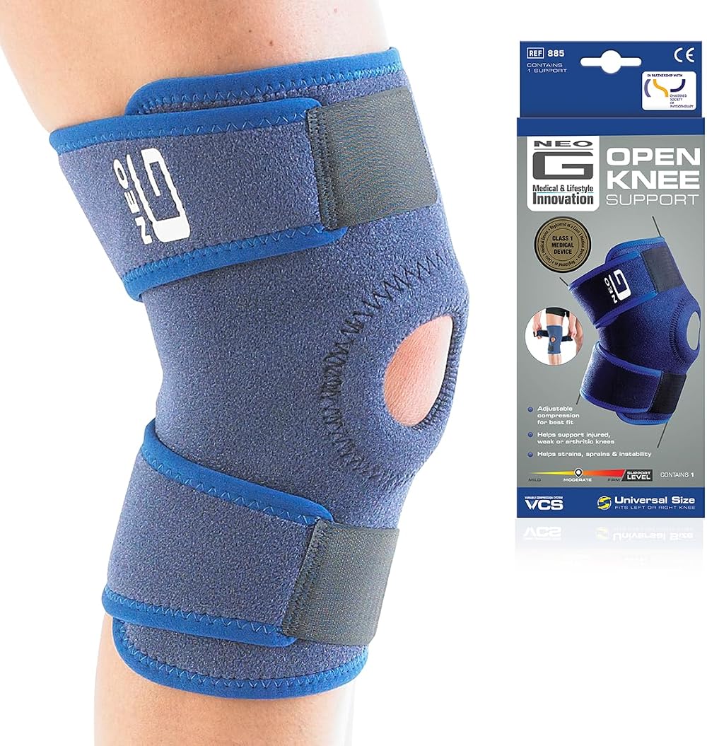 Neo G Open Patella Knee Support Brace for Arthritis ACL Meniscus Pain