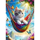 5D Rainbow Beach Diamond Painting Kit For Adults – Full Round Drill Scenery Art – 12x12 Inch DIY Home Decor Craft - View #9