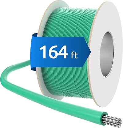 ECENCE 164ft Boundary Wire for Robotic Lawnmowers, 17AWG - Ø0.13Inch