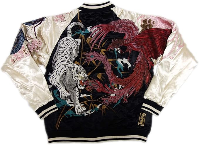 Amazon 絡繰魂 スカジャン リバーシブル メンズ コート ジャケット 通販