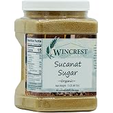 Organic Sucanat Sugar - 3 Lb Tub
