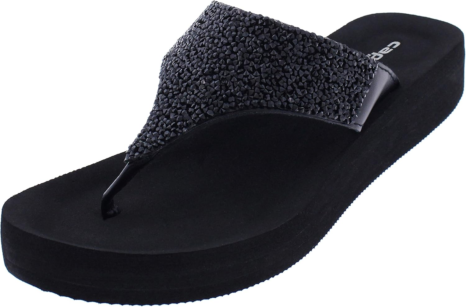 capelli flip flops black