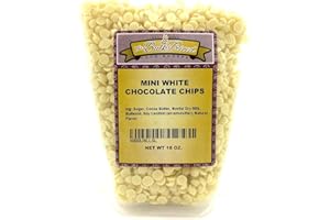 Mini White Chocolate Chips (1lb. Resealable Zip Lock Stand Up Bag)