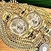Premium 14KT Gold Plated Stainless Steel Heavy Solid Miami Cuban Link Chain. Secure Box Lock. 30