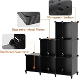 HOMIDEC 6 Cube Storage Bookcase Shelves Premium Modular Organizer view 4