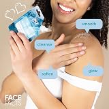 Face Facts Sea Salt Body Scrub 50g Vegan 99% Natural Smoothes Glows view 3