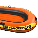 Intex Explorer Pro Inflatable Boat Two Person with Paddles and Pump 196 x 102 x view 6