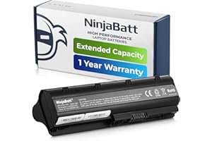 NinjaBatt Battery for HP 593553-001 636631-001 MU06 MU09 593554-001, HP Pavilion dm4 g4 g6 g7 DV3-4000 DV5-2000 DV6-3000 DV7-6000, HP Compaq Presario CQ42 CQ56 CQ57 CQ62 - High Performance (9-Cells)