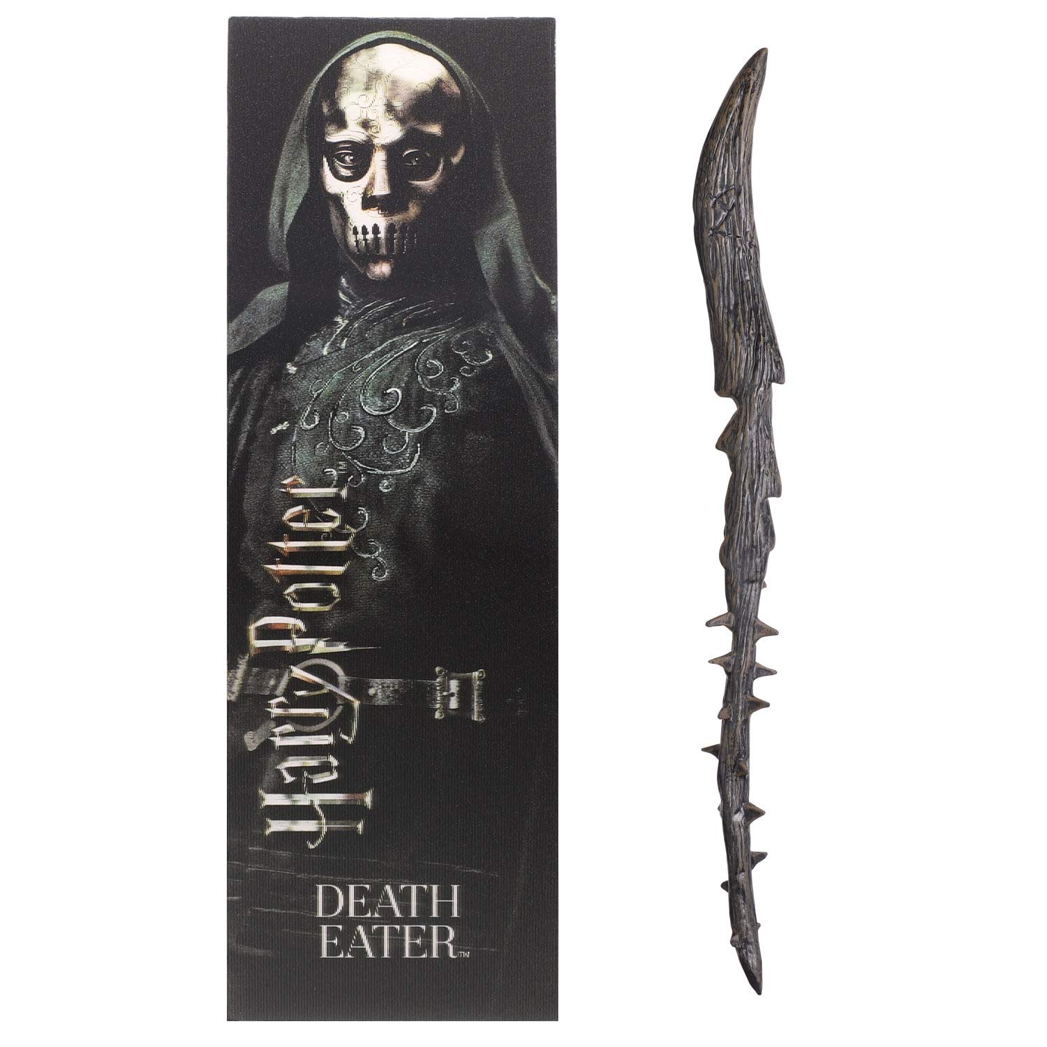 Harry Potter Death Eater Thorn Wand Replica & Bookmark