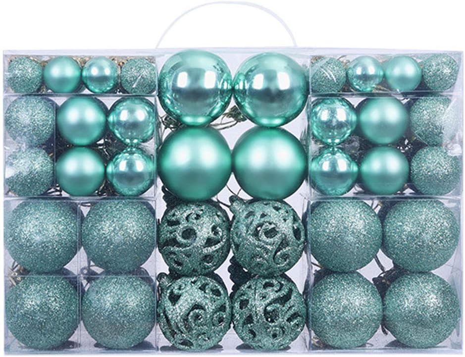 BESTWALED Weihnachtskugeln 100 STÜCKE 36CM Weihnachtsdekorationen