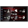 JVC KW-M180BT Bluetooth Car Stereo Receiver with USB Port – 6.75" Touchscreen Display - AM/FM Radio - MP3 Player Double DIN – 13-Band EQ
