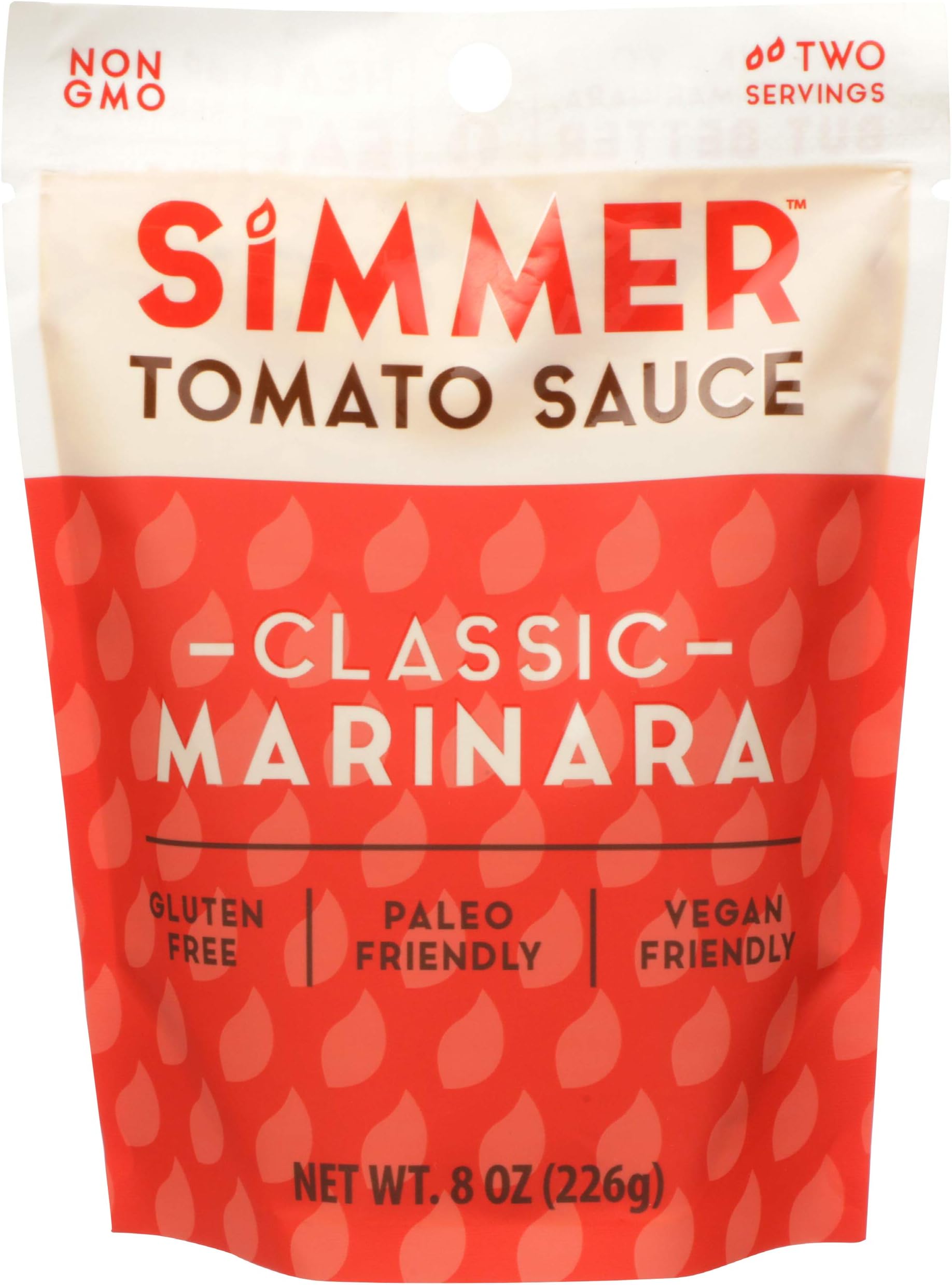 SIMMER Organic Classic Marinara Pasta Sauce, 8 OZ