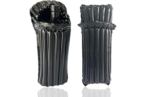 BEILEINICEHK Wine Skins for Travel Reusable Black Wine Bottle Protector,6 Packs,with 1pcs Inflator Pump