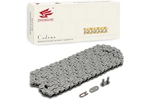 ZHENGHE 35 Chain 140 Links with Connecting Master Link Heavy Duty #35 Drive Chain for Mini Bike Coleman CT100U DB30 Motovox M