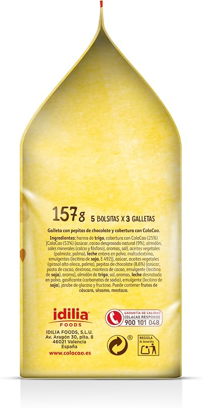 Colacao, biscoitos mergulhados, 157g