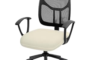 DIVA EN CAMINO DEC Stretchable Desk Office Chair Seat Cushion Covers - Universal Spandex Computer Chair Slipcover - Removable Washable Cushion Protectors for Dogs, Cats, Pets