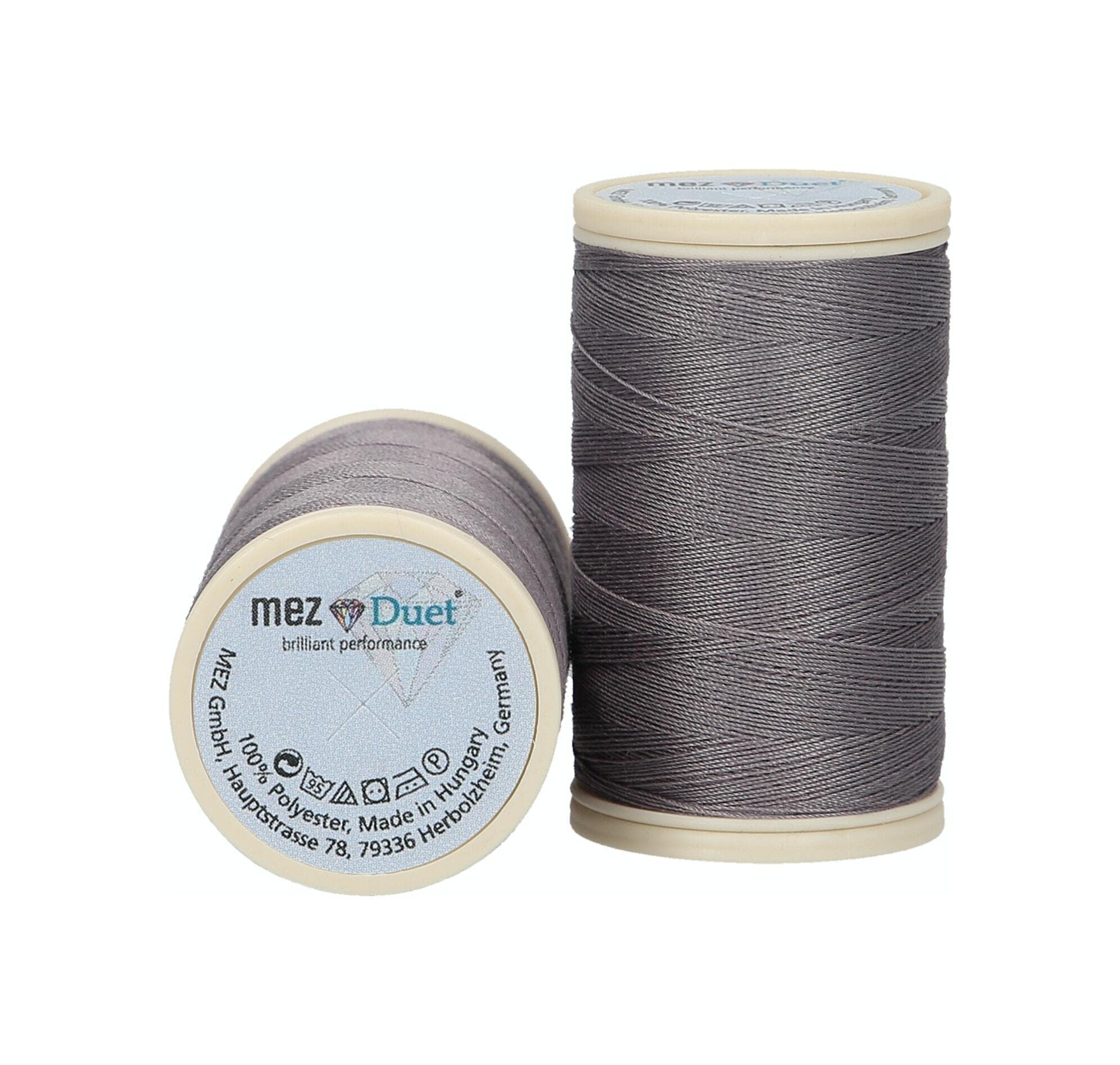 MEZ D4646-5024 Sewing Thread, Polyester, 5024 Grey, 200 m, Metre — image 1