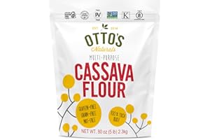 Otto's Naturals - 100% Natural Cassava Flour - 5 lb Bag (1 Pack)