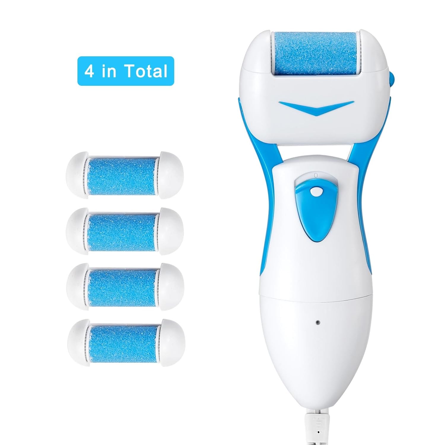 Electric Callus Remover Shaver 4 Rollers Rechargeable