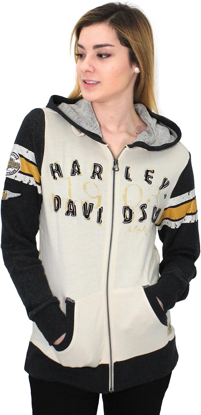 Harley-Davidson Genuine Activewear – Chaqueta con Capucha de la Mujer