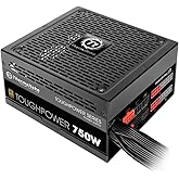 Thermaltake Toughpower 750W 80 Plus Gold Semi Modular PSU ATX 12V or EPS 12V Ultra Quiet Power Supply PS-TPD-0750MPCGUS-1