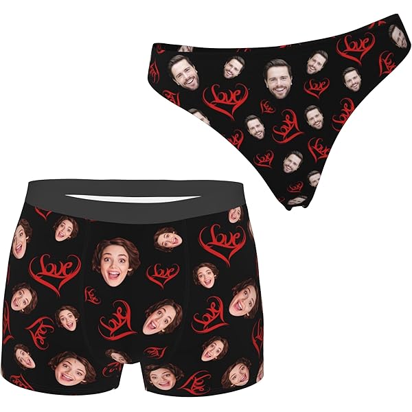 thumbnail image 2 of I Love My Husband Thong Certykllp Personalized I Love My Husband Panties With Face For Women Custom Boxer 2 of 12
