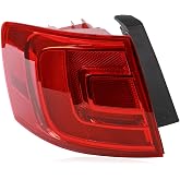 CONLLCON Tail Light Compatible with 2011-2018 Volkswagen Jetta | Left Driver Side Rear Light Taillight Outer Assembly 5C6945095D
