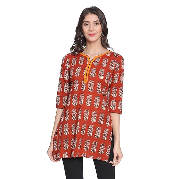Women Cotton Short Kurtis