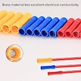 Vwoqiy 150 Pcs Electrical Terminals Crimp Connectors Set Blue Red Yellow view 3