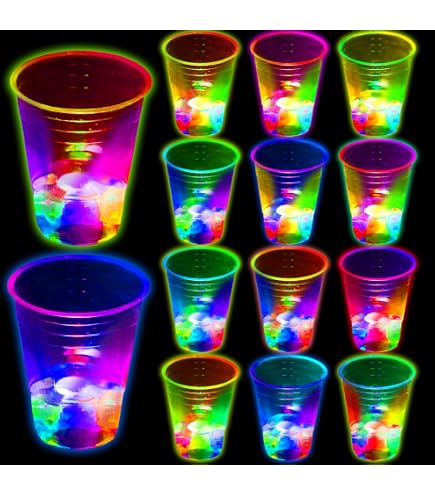 6 amber wavy tumblers Blown Glass Tumblers, Short. Two Tone Aqua and Amber Glassware Individual main image 1