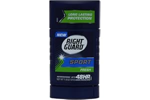 Right Guard Sport Antiperspirant Deodorant Invisible Solid Stick, Fresh, 1.8 Ounce (Pack of 12)
