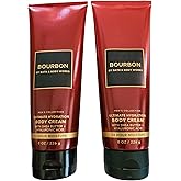 Bath & Body Works Men's Bourbon Ultimate Hydration Body Cream 8 Ounces Pack of 2