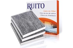 RUITO Cabin Air Filter, CF10285 for 4Runner, Avalon, Camry, Corolla, Tundra, Highlander, Mirai, RAV4, Sequoia, IS250, RX350, ES300h, F-PACE, XF, Range Rover, Discovery, Not Fit 2016 Prius