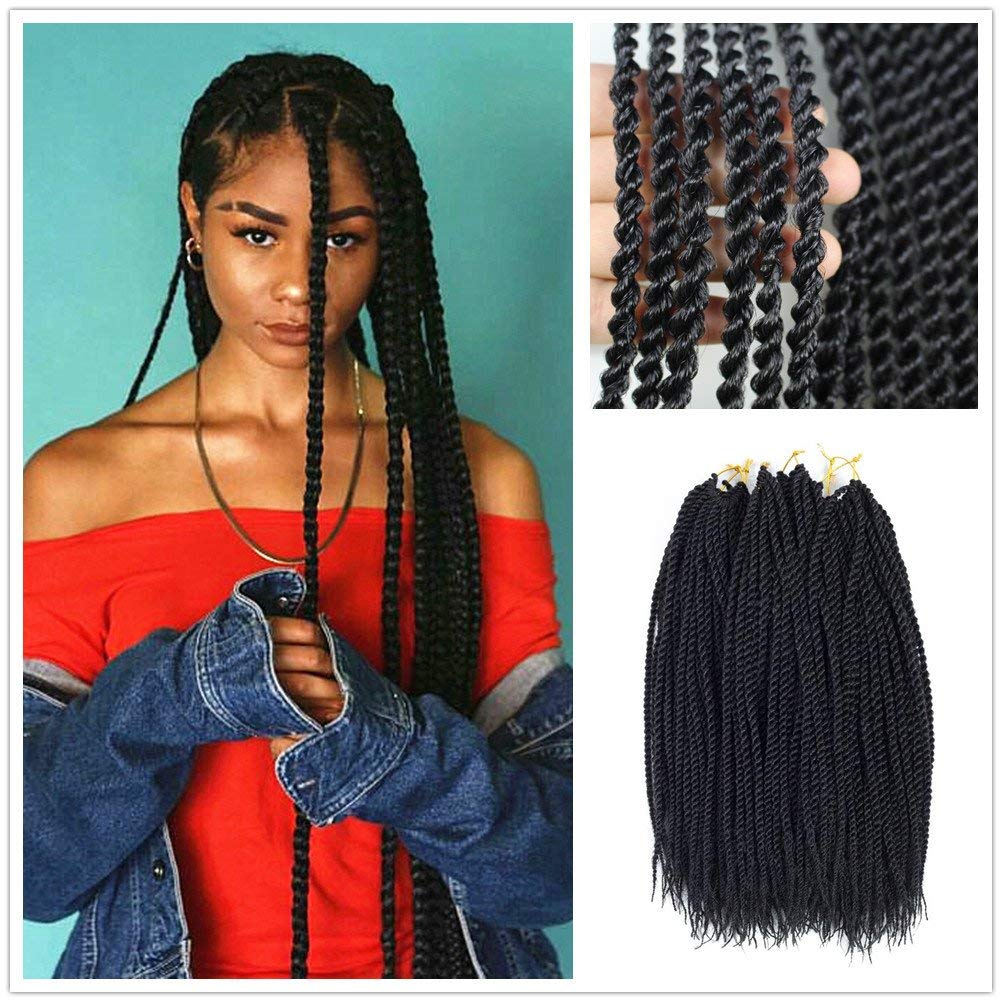 Buy Jinxiu 18inch 1b 18inch Mambo Twist Crochet Braids Human