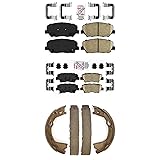 Transit Auto Front Rear Ceramic Disc Brake Pads Kit