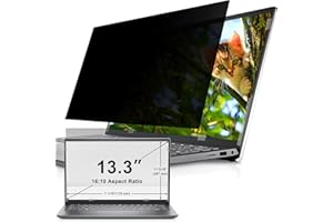 IPROKKO 13.3 inch Privacy Screen Filter Laptop for Hp/Dell/Acer/Lenovo/ThinkPad/Samsung/Asus/Sony, 16:10 Aspect Ratio Removab