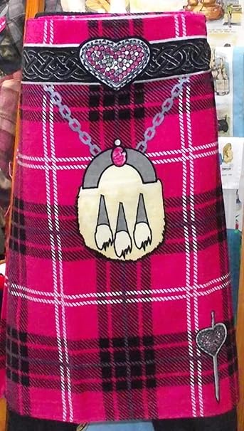pink tartan kilt