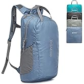 G4Free 25L Lightweight Hiking Backpack Packable Foldable Sport Travel Daypack Water Resistant for Women Men（Blue）