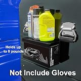 CASOMAN Magnetic Glove Dispenser 2 Pack Black Red 8 LBS Wall Mount Box Holder view 7