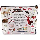 LEVLO Mary Movie Cosmetic Makeup Bag - You Are Braver Stronger Smarter Than You Think - Zipper Pouch for Mary Fans (Always Mary)